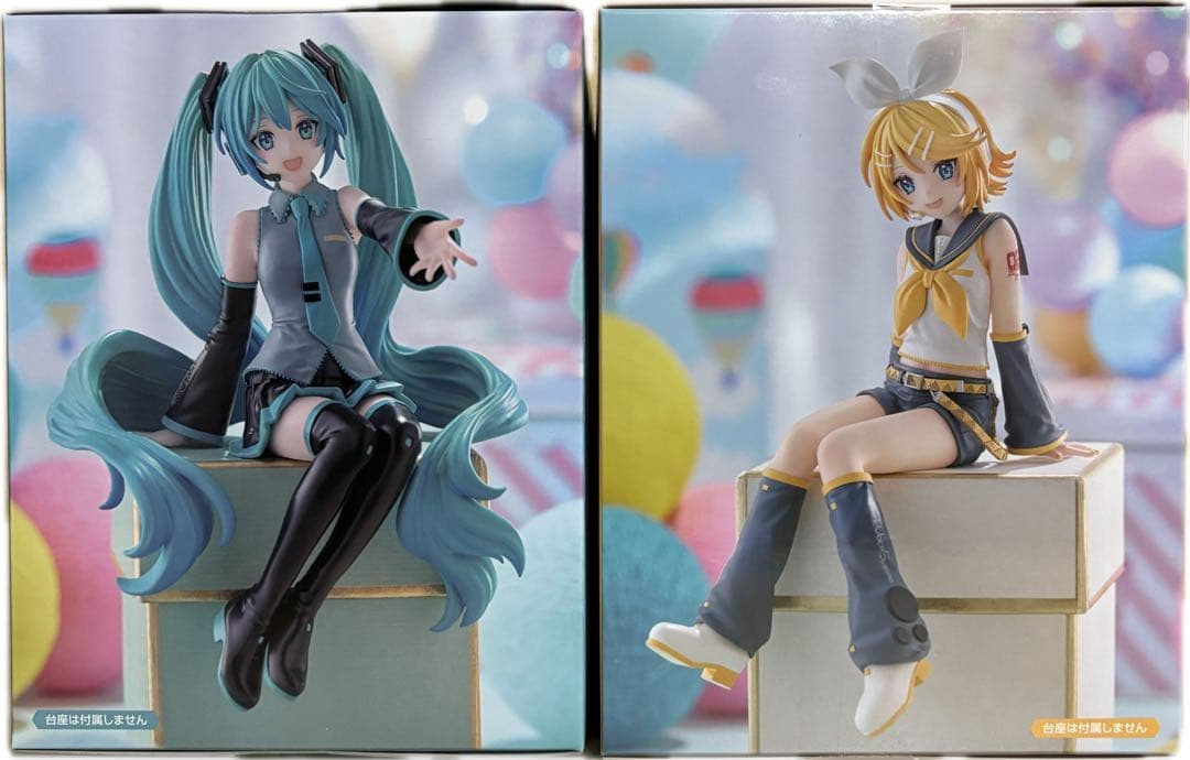 フリューくじ 初音ミク ぬーどるストッパーフィギュア　初音ミク　鏡音リン