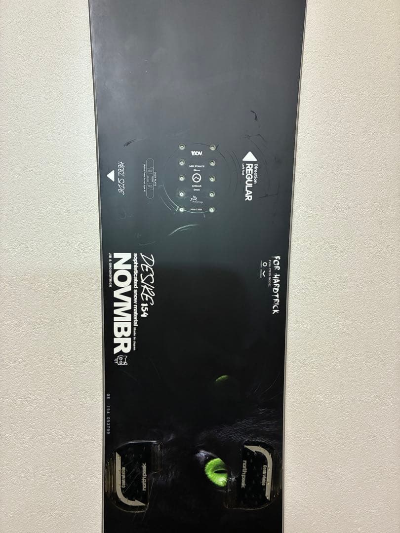 NOVMBR ノベンバー DESIRE 154 スノーボード