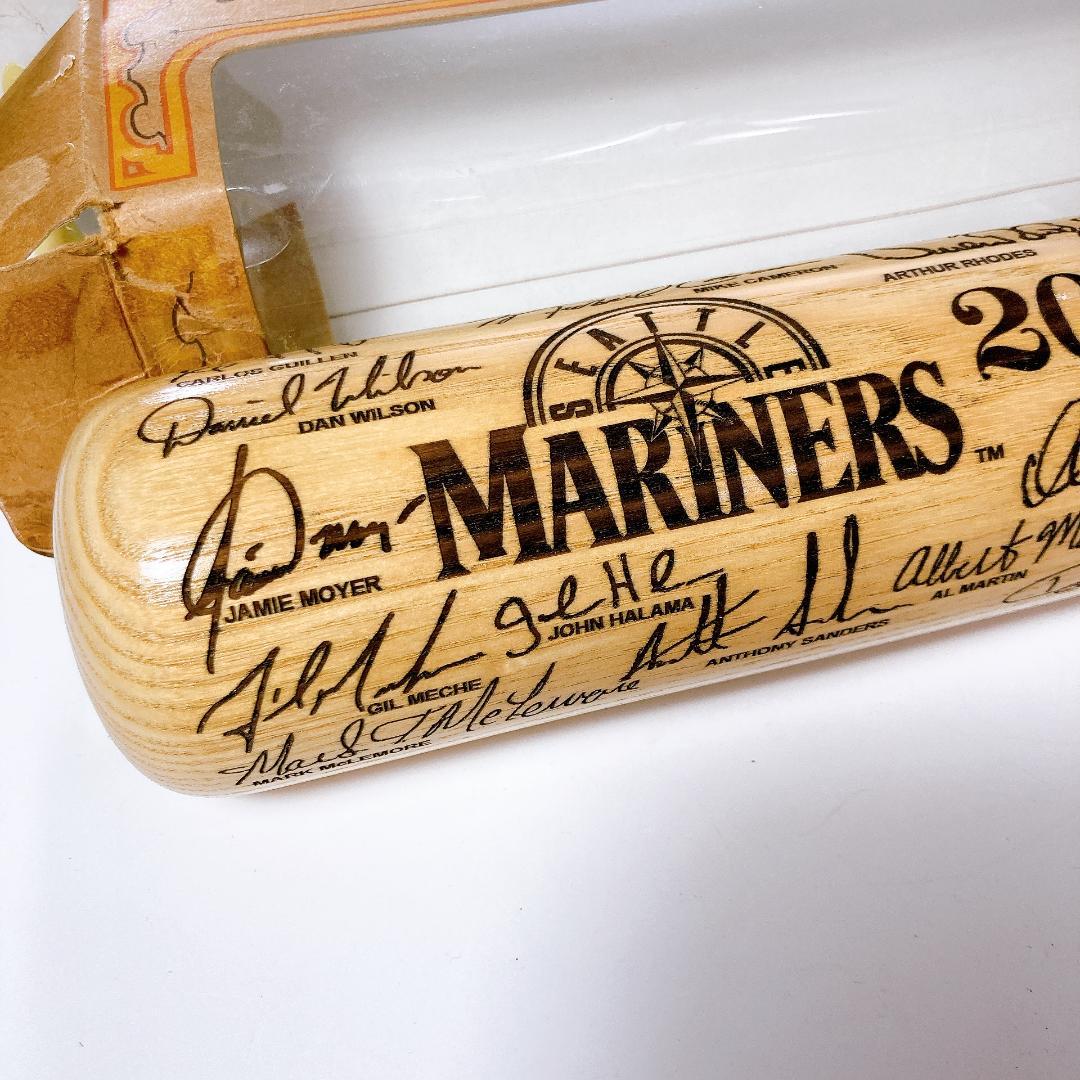 シアトル マリナーズ サイン入りバット 2001 イチローサイン有り|3098|