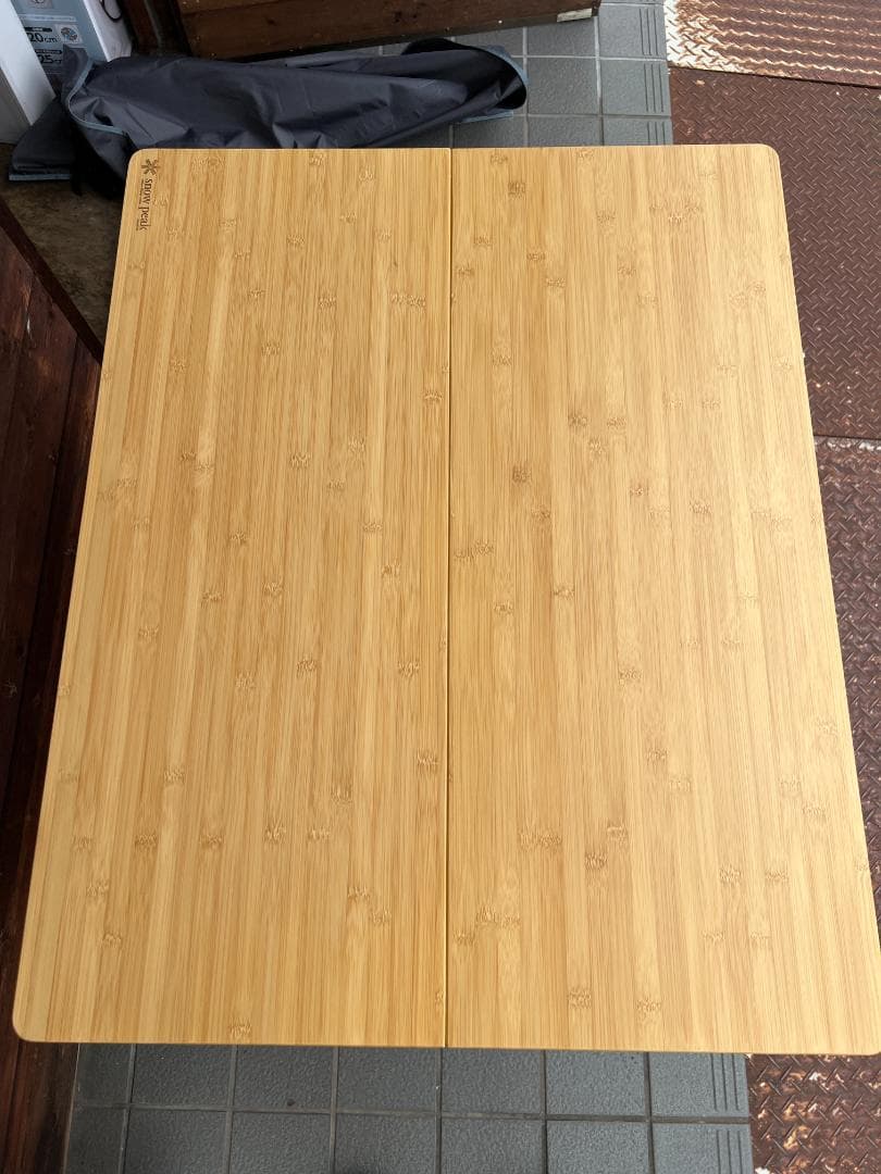 （美品）ワンアクションテーブル竹