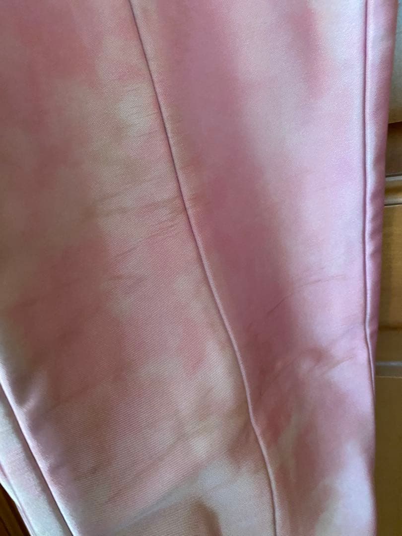 レディースM　90年代初期　スキーウェア　花柄　ピンク　上下　下のみジャパーナ