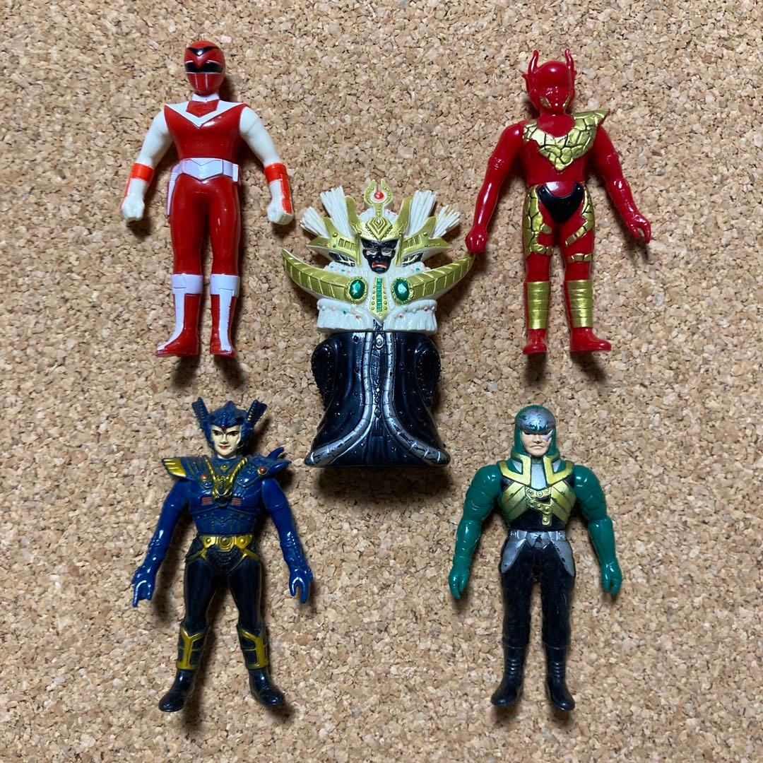 光戦隊マスクマン　地底帝国対決セット5体