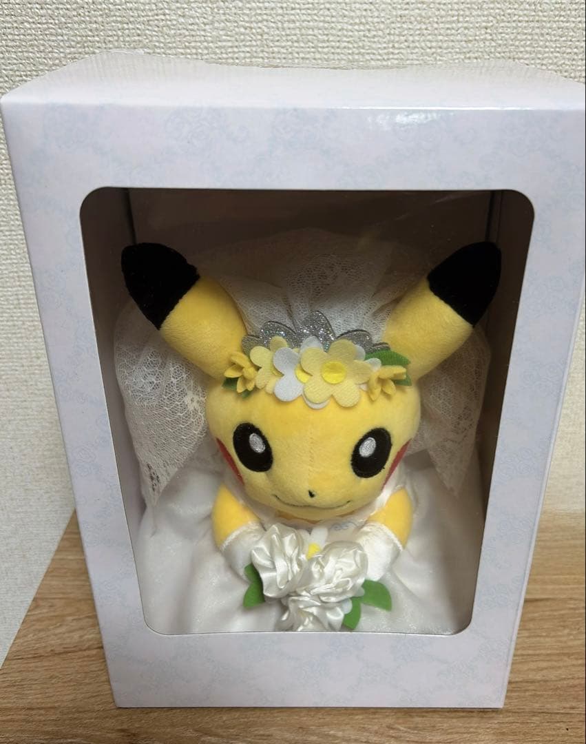ピカチュウ タキシード＆ウェディングドレス 2体セット ぬいぐるみ 結婚式