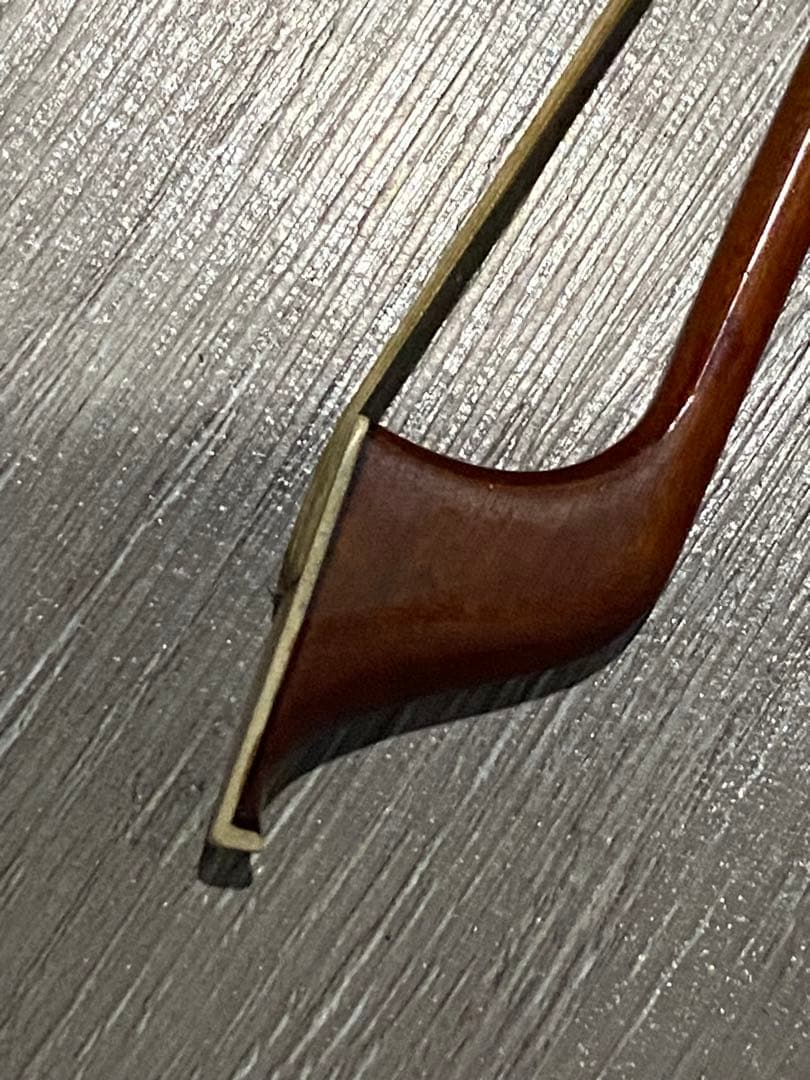 コントラバス弓 中古現状品 ケース付き ウッドベース 弓 弦楽器 肩掛付きケース