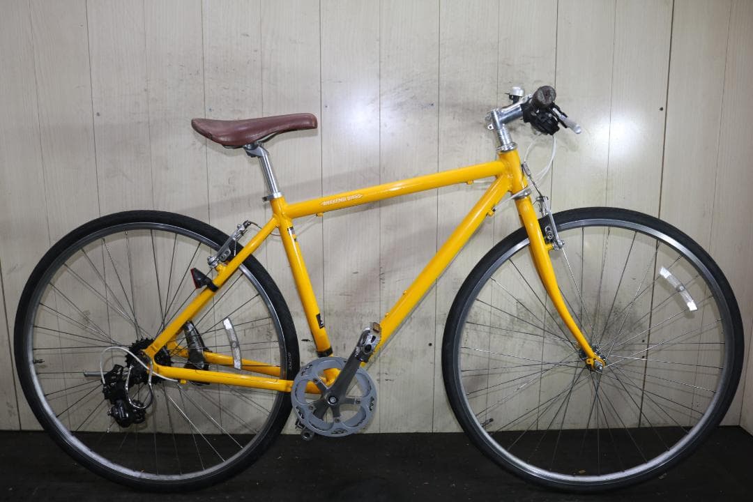 あさひ製WEEKEND アルミ 700C シマノ7速 460mm YELLOW