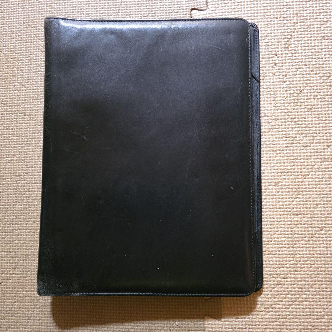 イタリア製ＰＴＭオーガナイザー　イタリアンカーフレザー　ヴィンテージ　A4サイズ