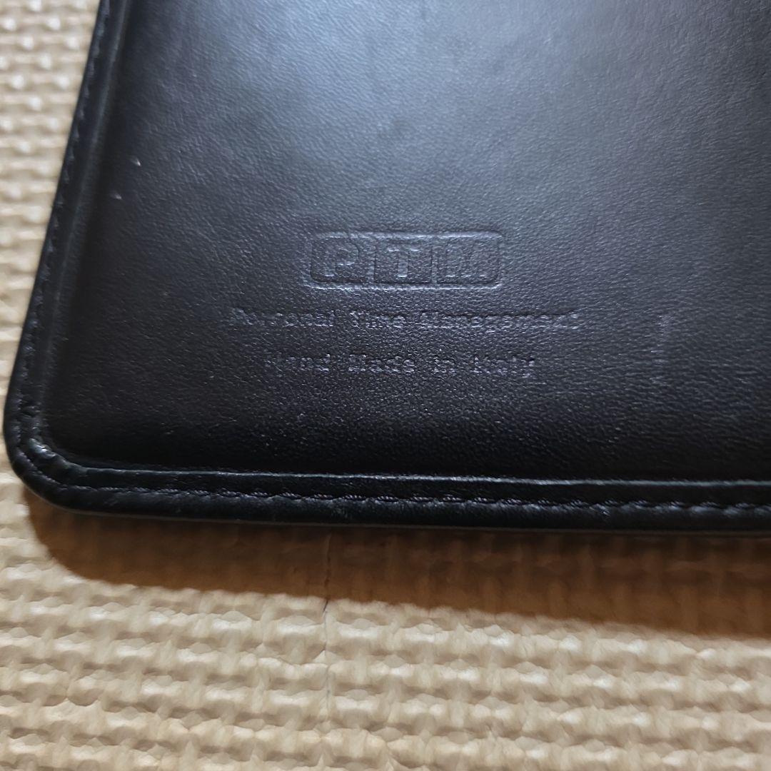 イタリア製ＰＴＭオーガナイザー　イタリアンカーフレザー　ヴィンテージ　A4サイズ