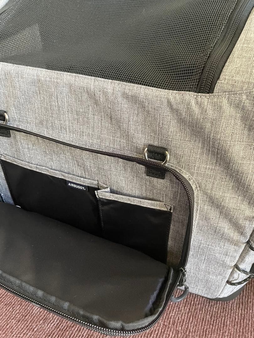 エアバギー　3WAYバッグパック　リュク　ワイドサイズ　クールグレー