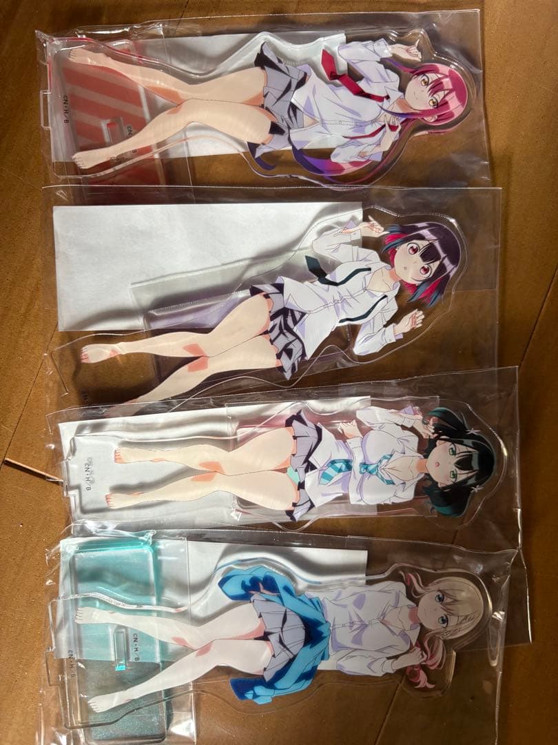 ばっとがーる　瑠璃葉るら　涼風涼　水鳥亜鳥　優谷優　アクスタ　アクリルスタンド