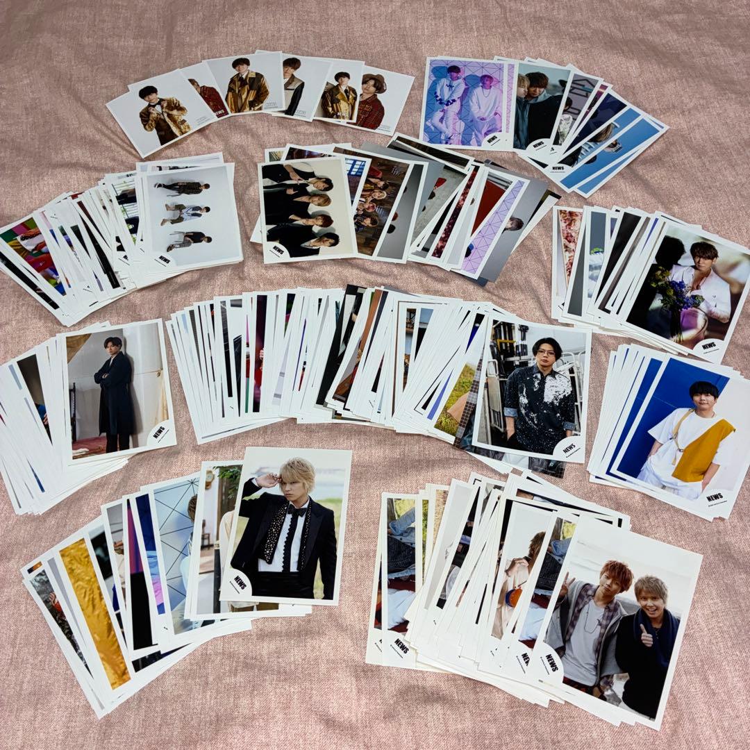 NEWS 公式　写真　増田貴久　加藤シゲアキ　小山慶一郎　手越祐也　約350枚