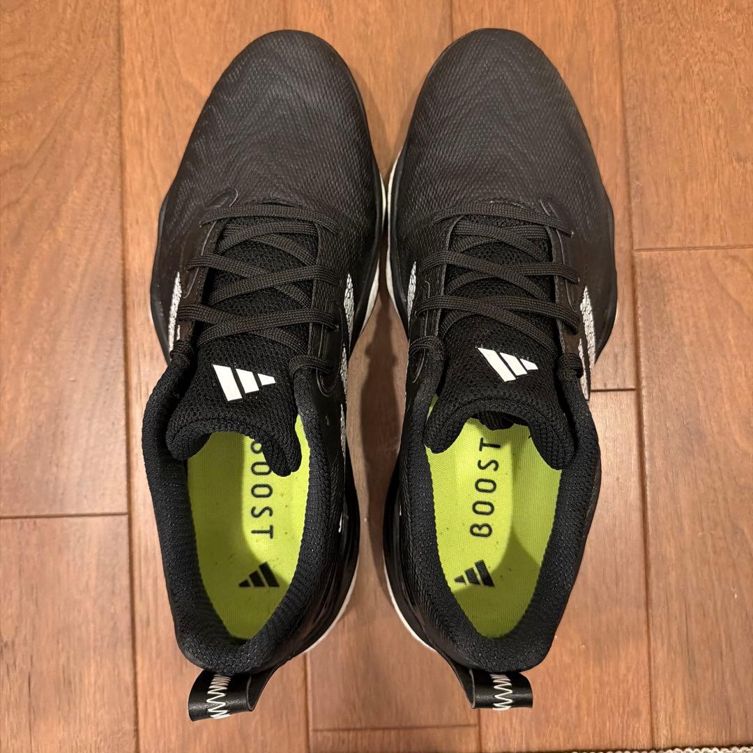 新品同様 adidas コードカオス25 ブラック/ホワイト/レモン 27.0