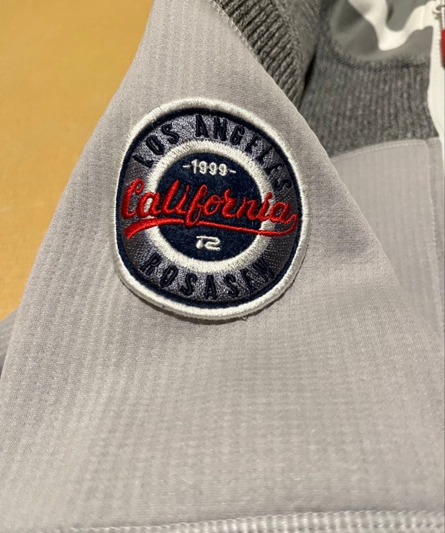 ROSASEN ニットジャケット クォーターゲージブルゾン ゴルフ M グレー