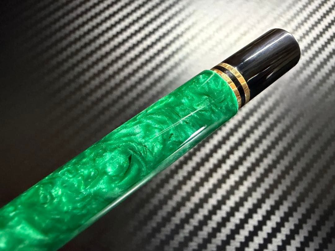 未使用に近い ペリカン スーベレーン M320 グリーン F 細字 万年筆