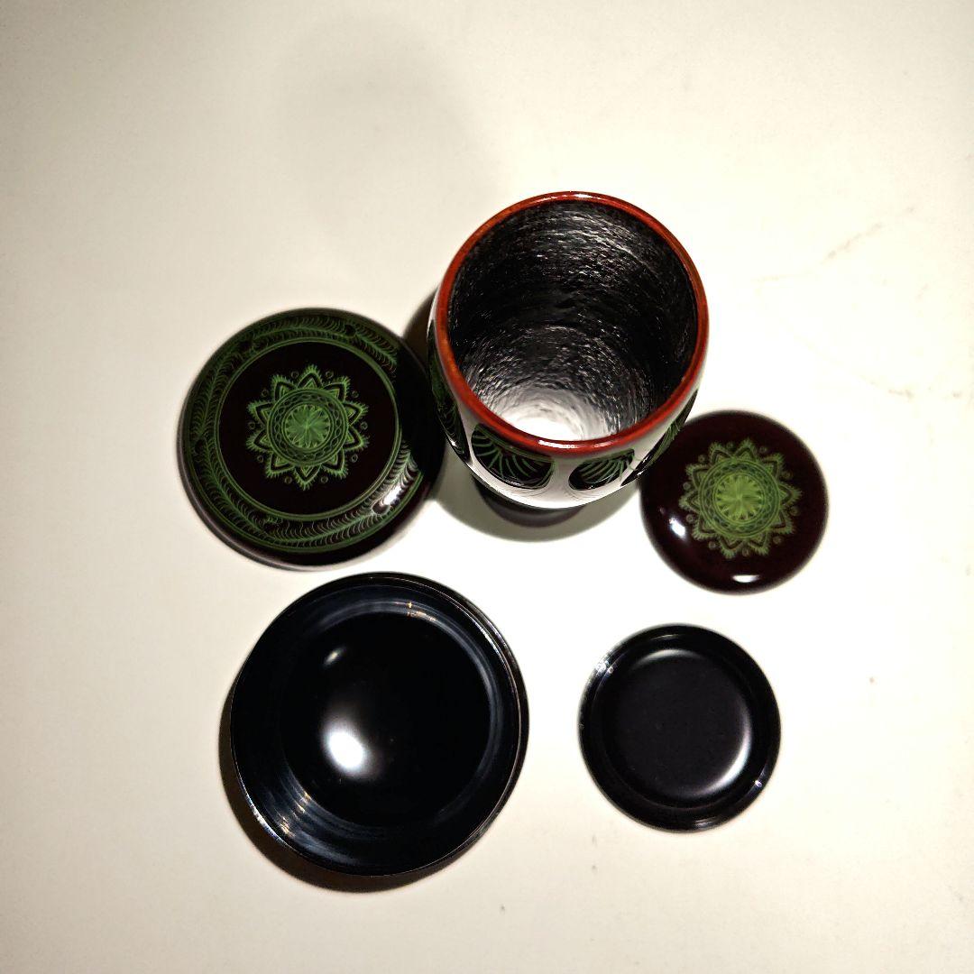 茶道具　きんま彫茶箱