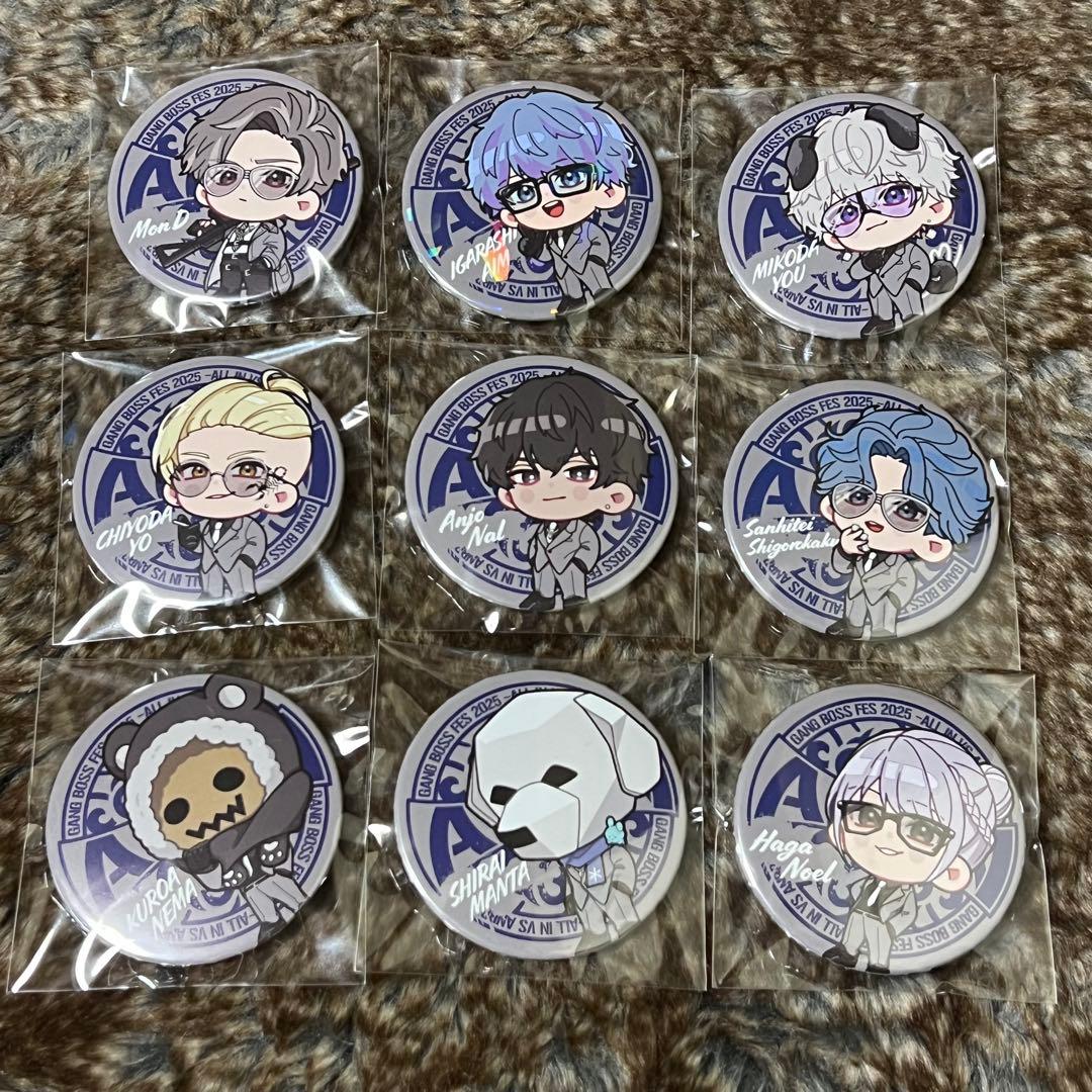 【ALLIN】ストグラ ギャングボスフェス ランダム缶バッジセット