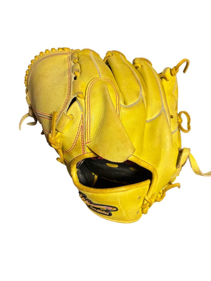 左投手用グローブ 刺繍入り