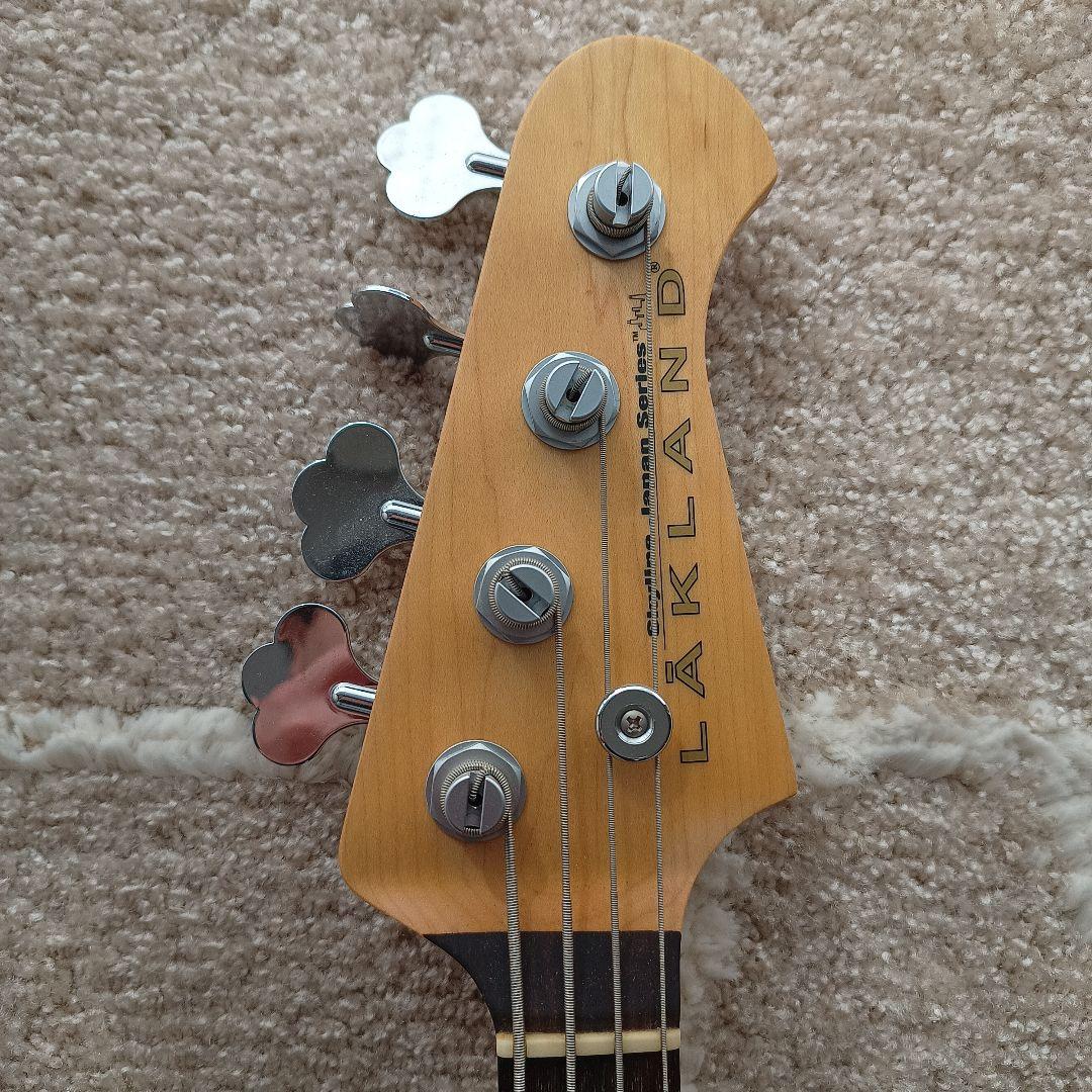 【美品】LAKLAND ベース SK-44-AJ (Black Cherry)