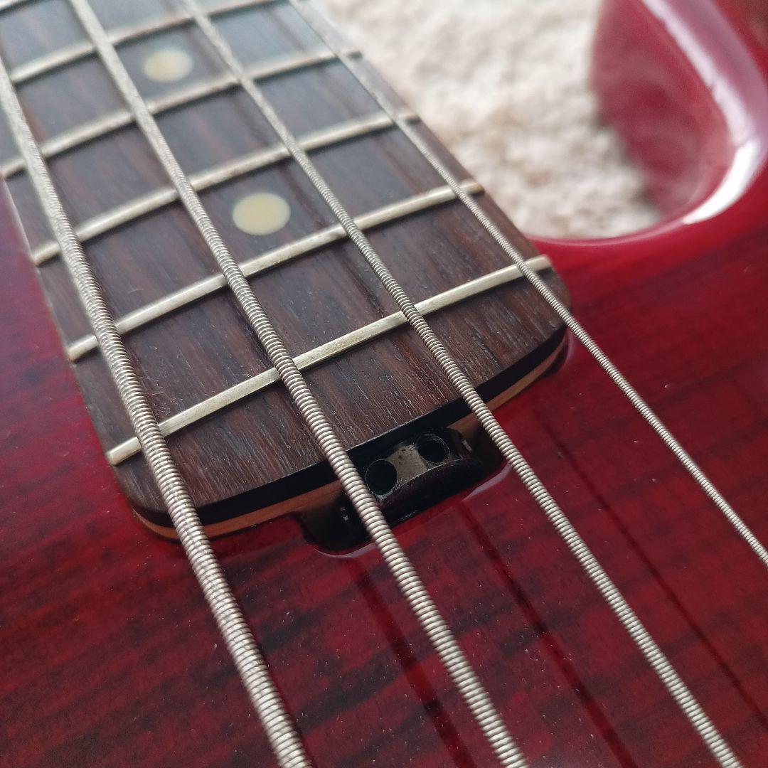 【美品】LAKLAND ベース SK-44-AJ (Black Cherry)