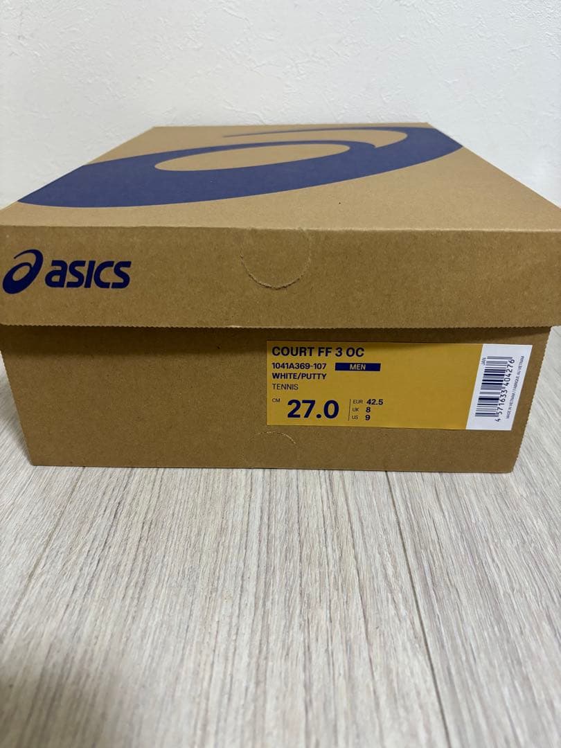 asics COURT FF 3 OC 27.0cm ホワイト