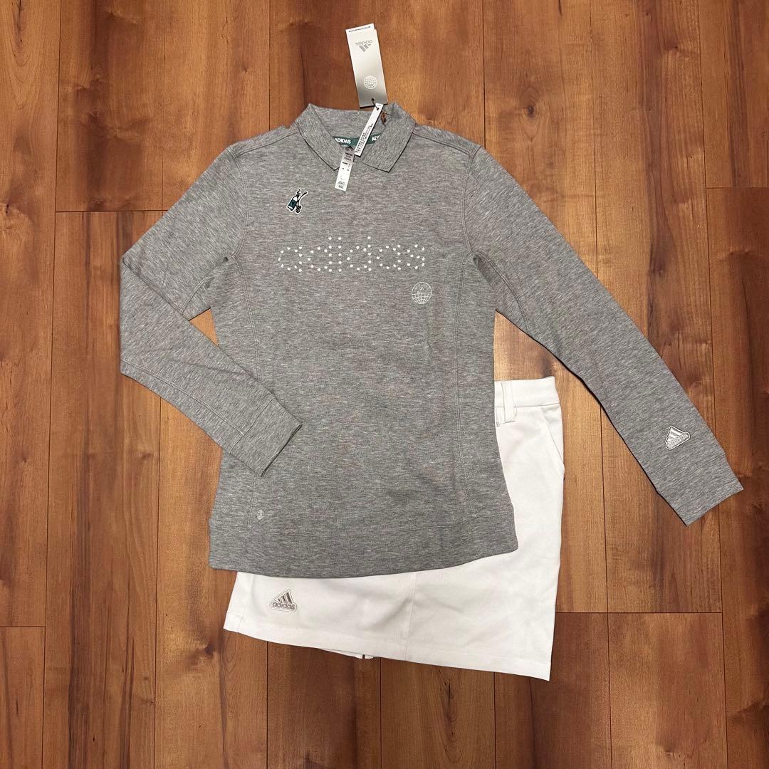 ポロスウェット　ストレッチ　タイトスカート　セットアップ　秋冬　サイズS 新品