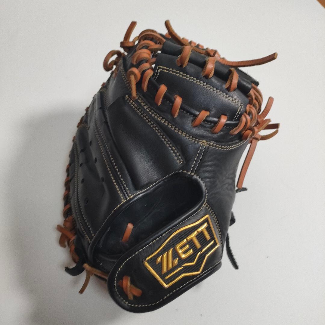 ZETT 軟式 少年用 キャッチャーミット グラウンドヒーロー ブラック×タン
