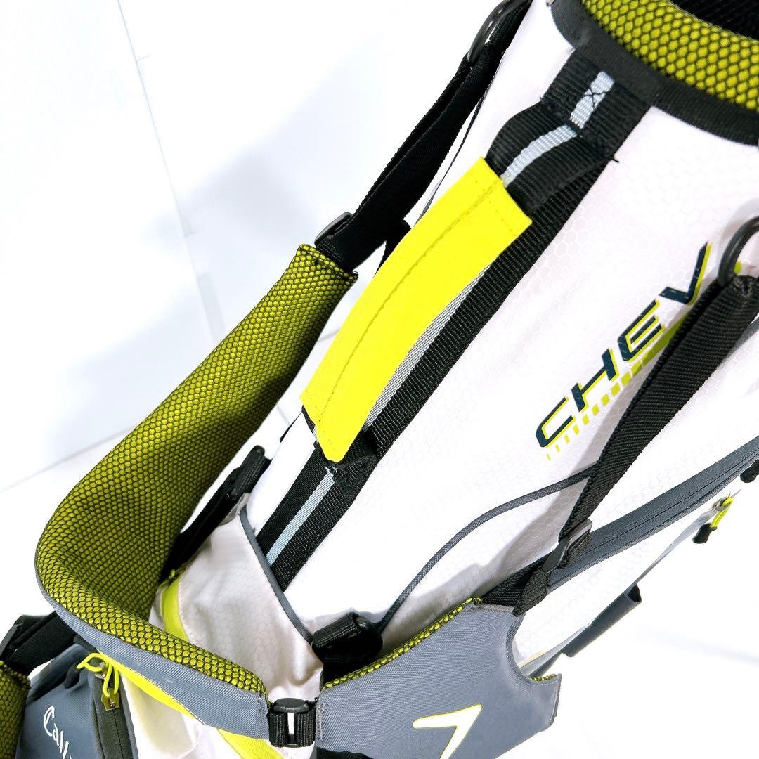 Callaway キャディバッグ スタンドバッグ ホワイト/グレー/イエロー