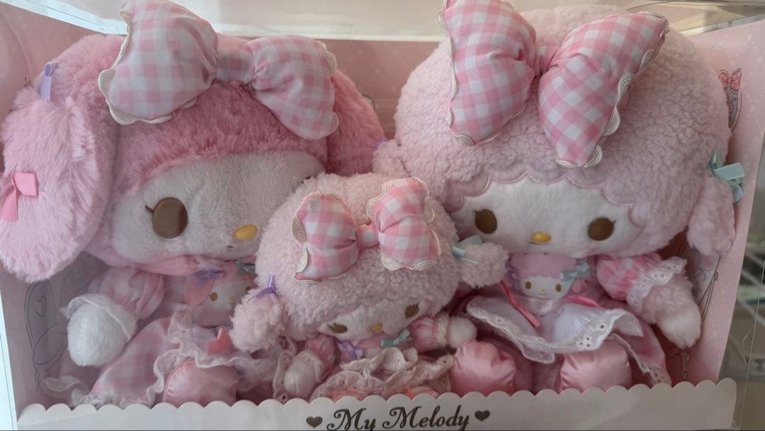 激レア　サンリオ公式 マイメロディ＆マイスウィートピアノ ぬいぐるみ3点セット