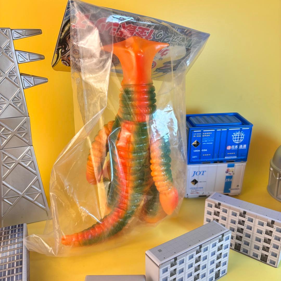 ブルマァク　サドラー　オレンジ　ソフビ　帰ってきたウルトラマン