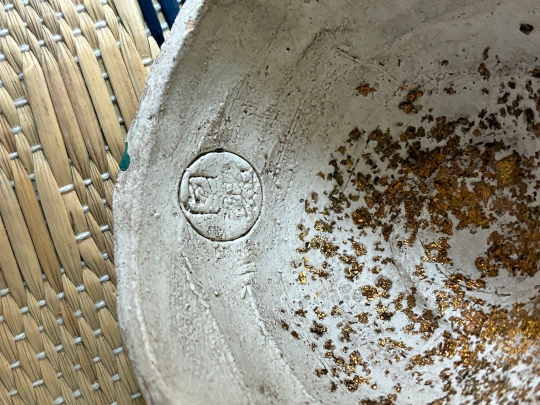 k*a様 相馬御風箱書き木箱入り　信楽焼竜峰窯の小物入れ？