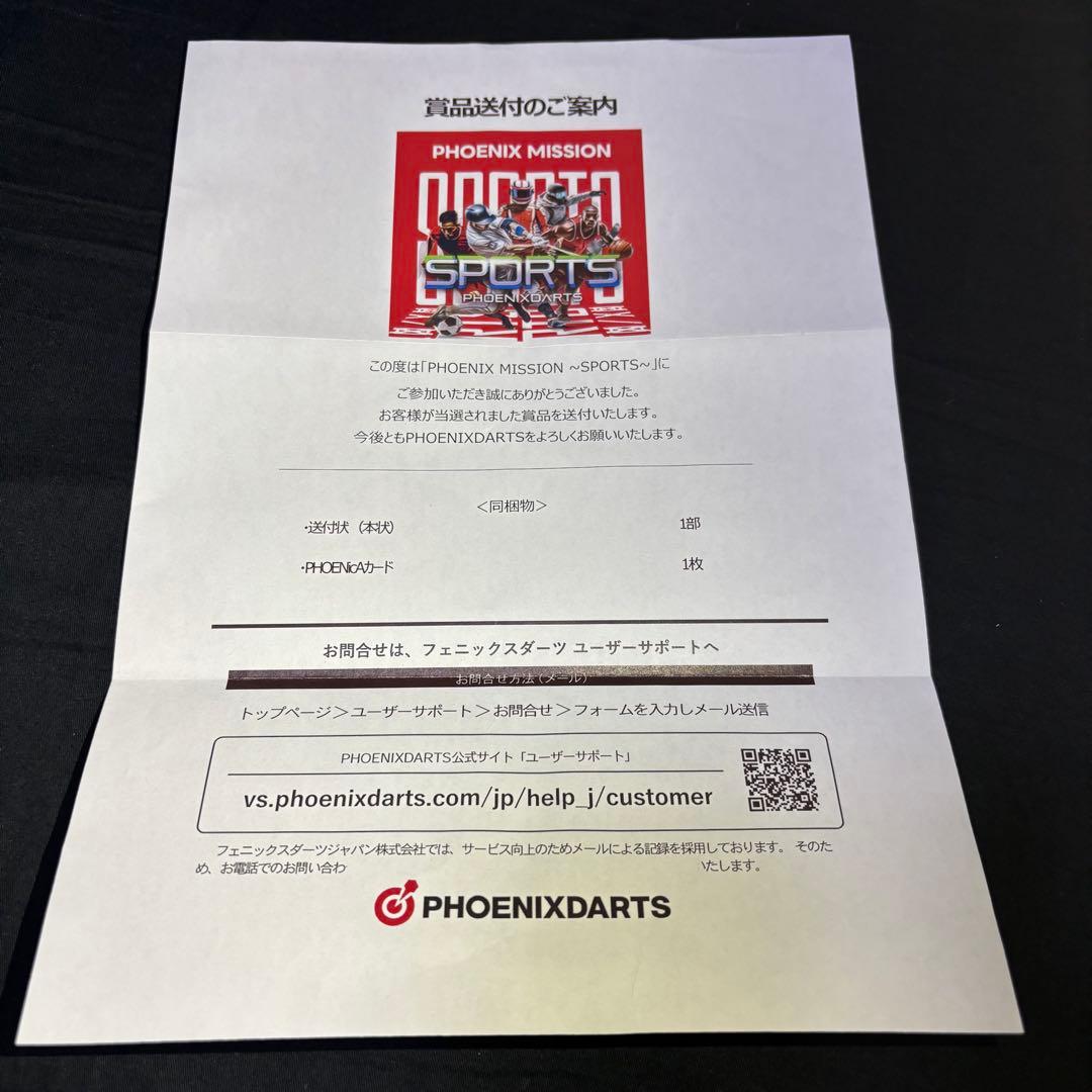 PHOENIX DARTS 野球 PHOENicA 当選品　フェニカ 未使用