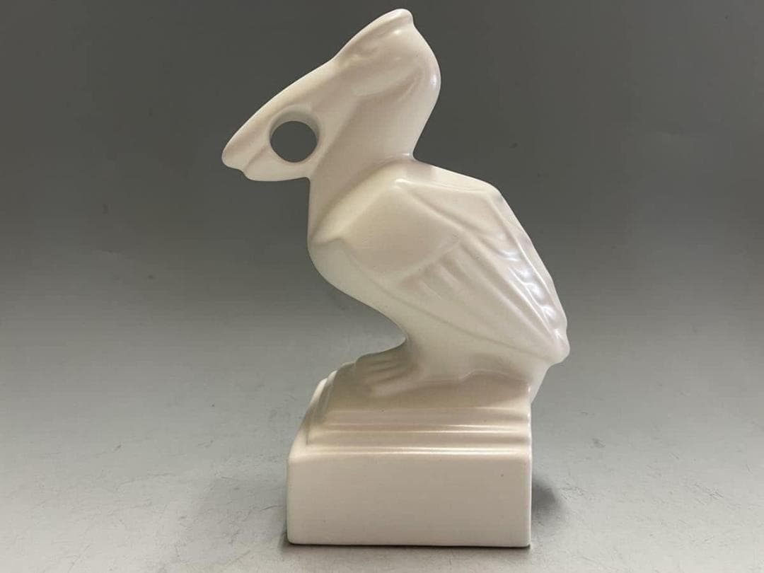 【極稀少】非売品 Pelikan ペンスタンド 大サイズ 白 陶器製 新品■