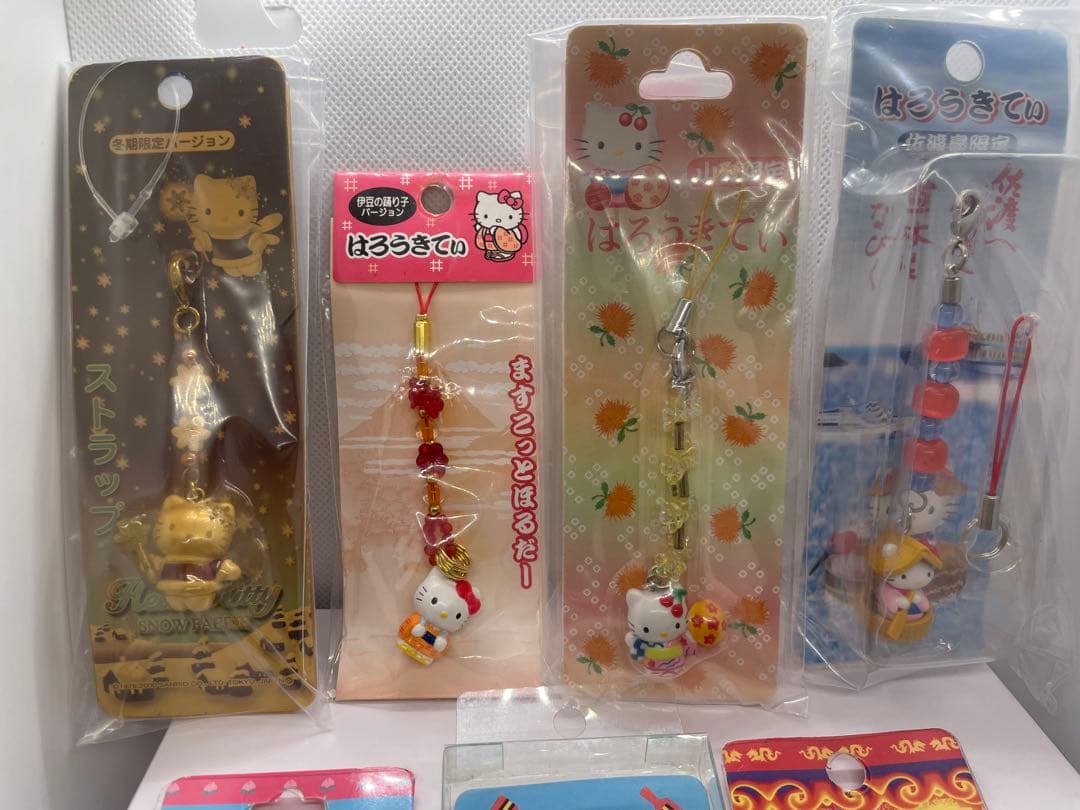 【未開封・華やか】ご当地キティ ストラップ 14点まとめ売り
