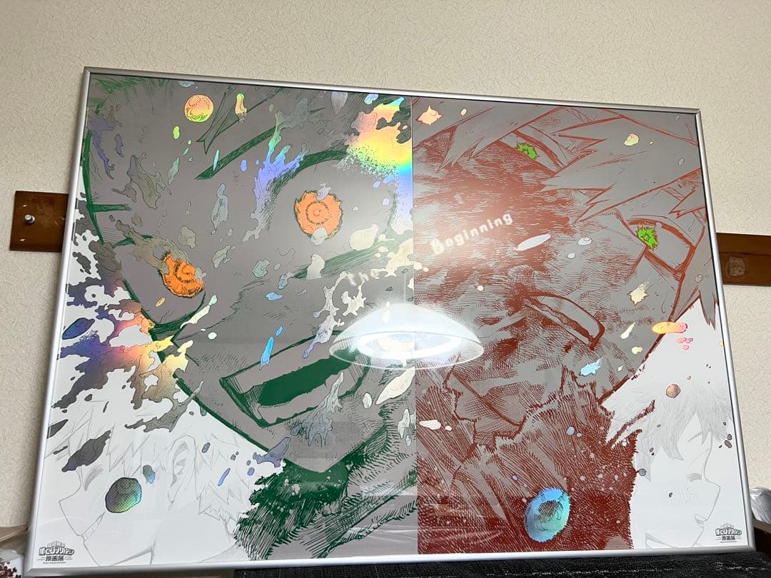 【額縁付き】僕のヒーローアカデミア　原画展　ポスター