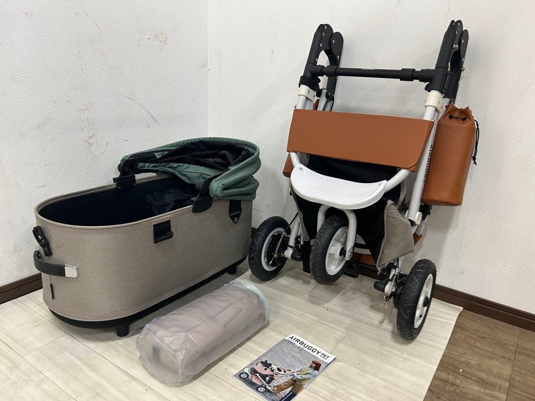 専用　AIRBUGGY DOME3 Lペットカート ブラウンClover