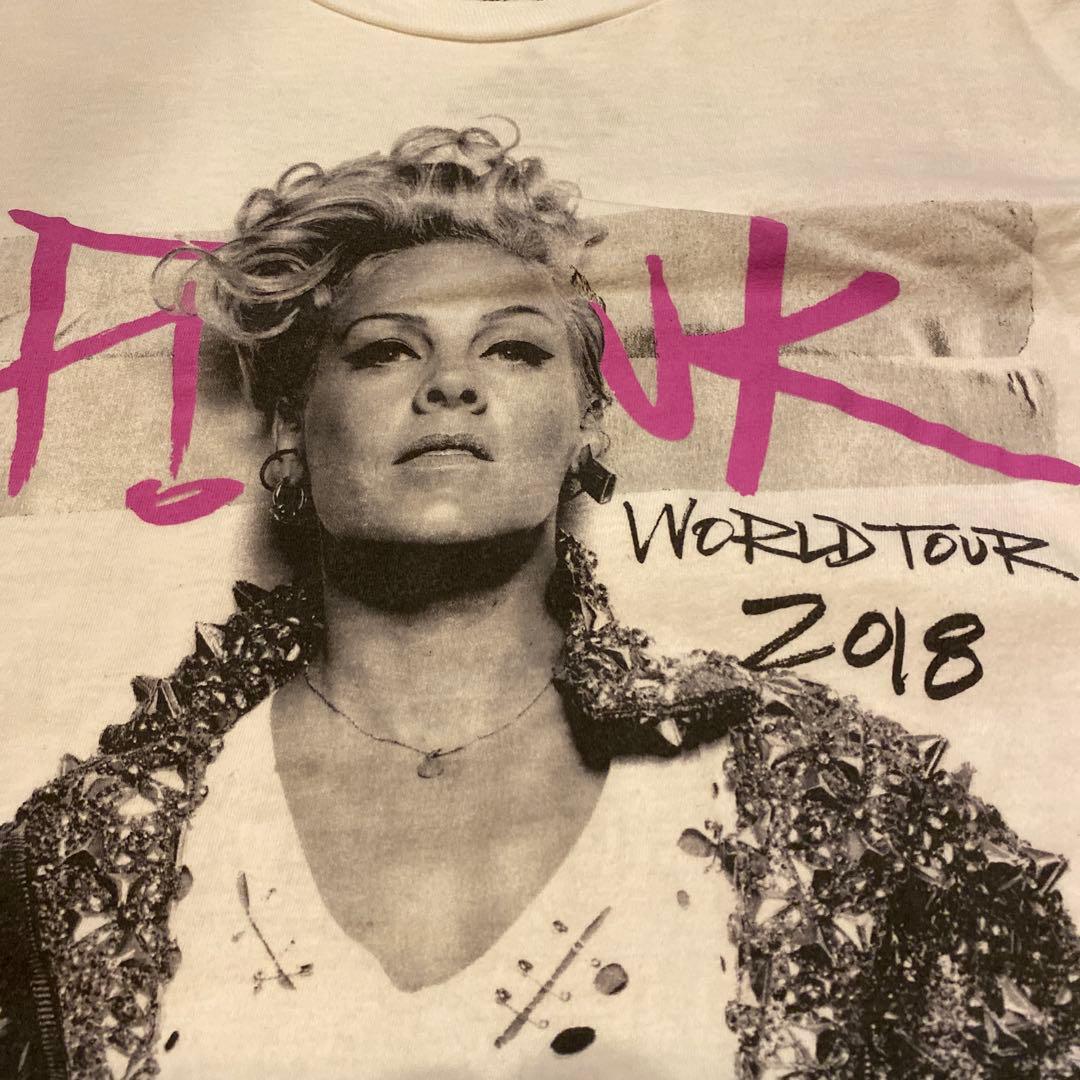 P!nk Beautiful Trauma 2018 ツアーTシャツ XL 白