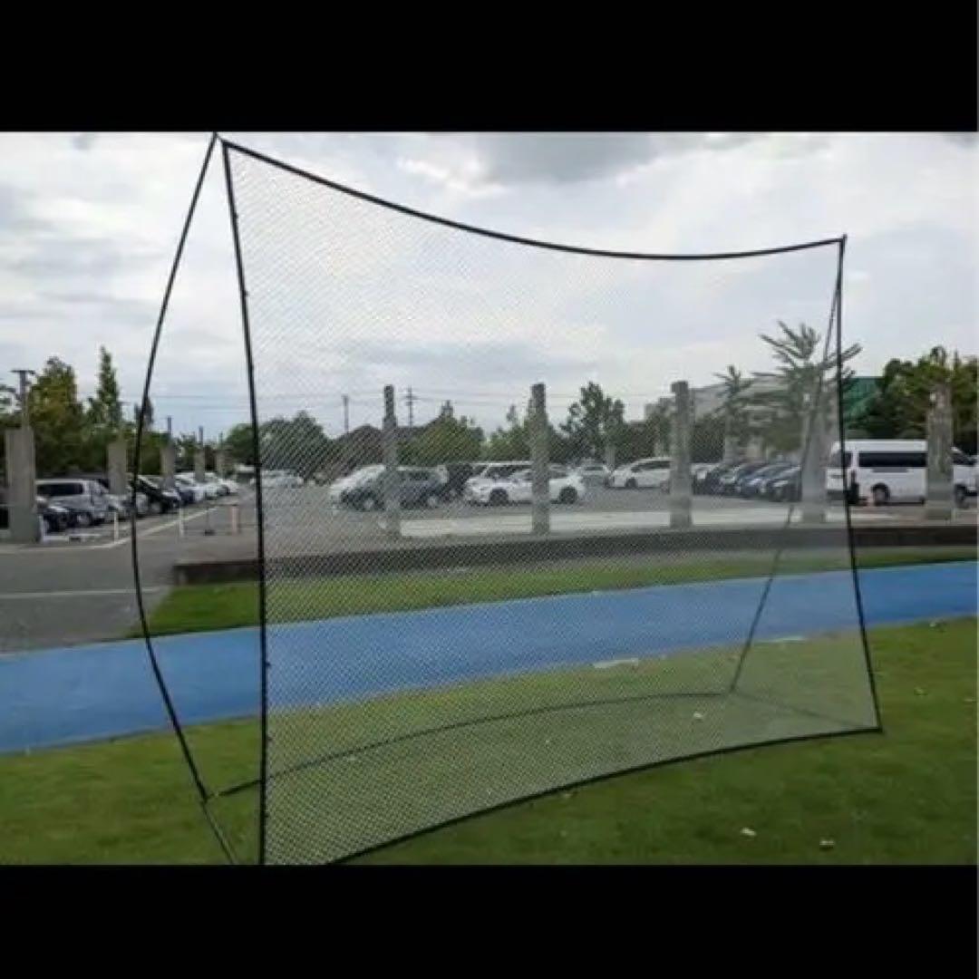 ナイロン製防球ネット 3m x 3.7m x 1.2m