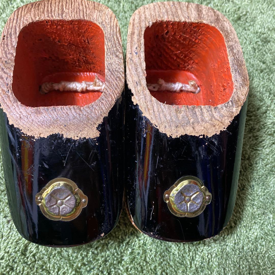 ぽっくり　７歳　畳表　アンティーク