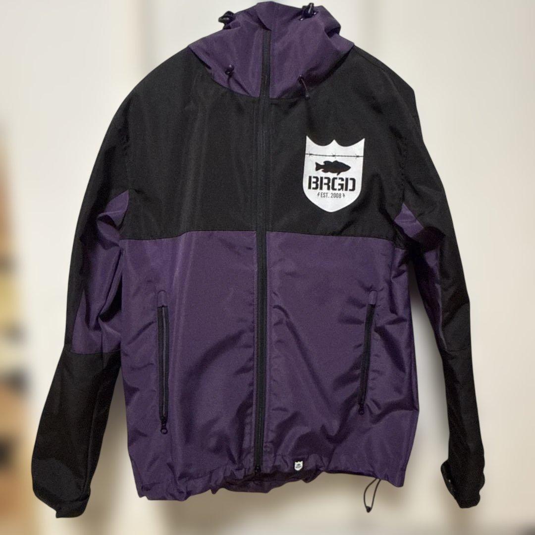 BRGD バスブリゲード　フィッシングジャケット 紫/黒