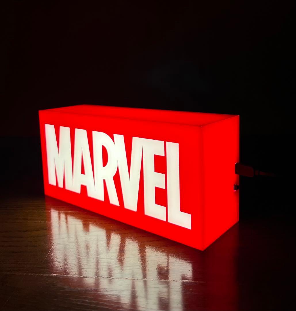 マーベル ロゴ・ミニライトボックス