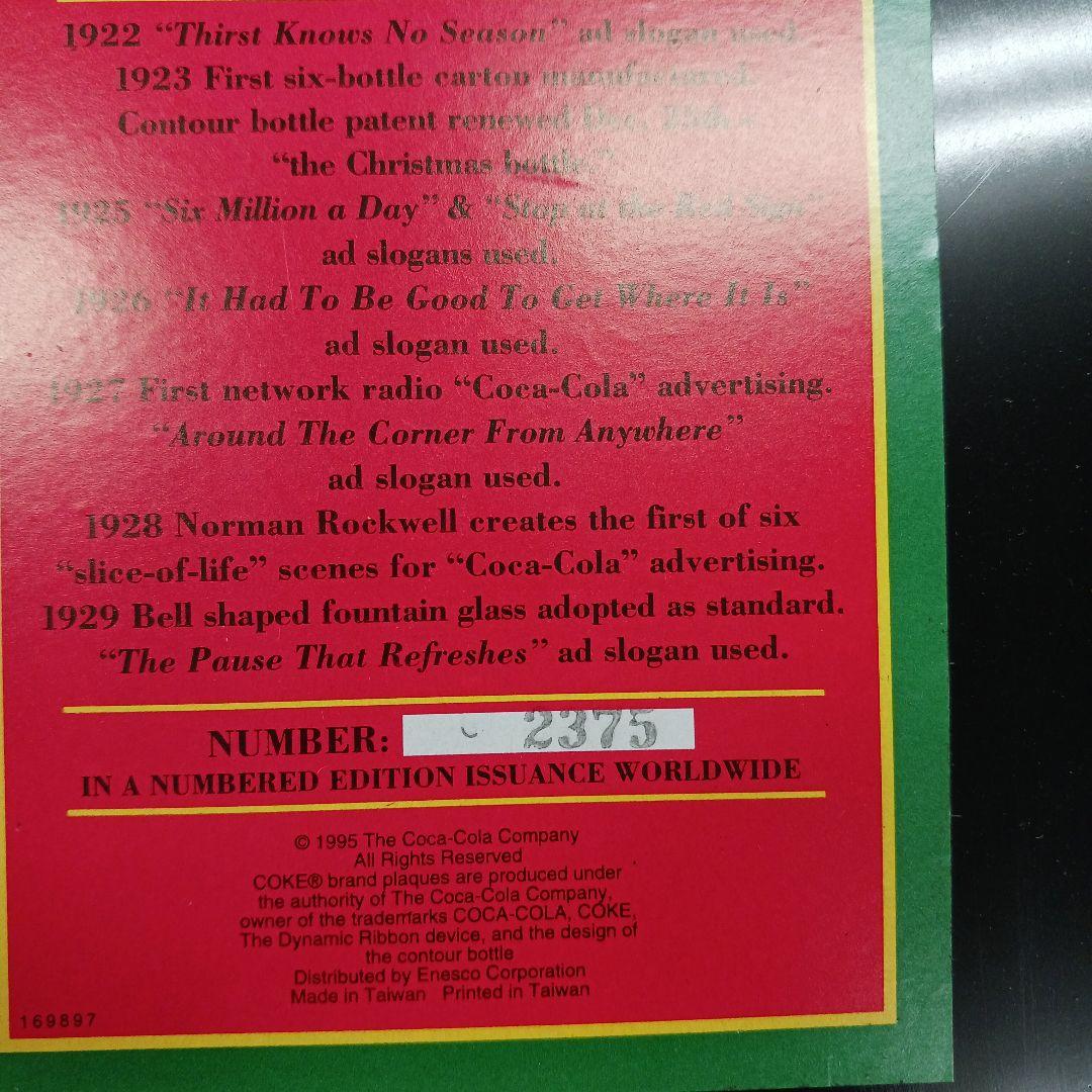 コレクション Coca-ColaThe Eras of Coca-Cola1920-1930