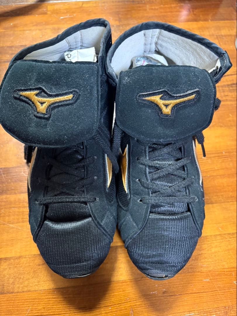 Mizuno ボクシングシューズ ブラック/ゴールド