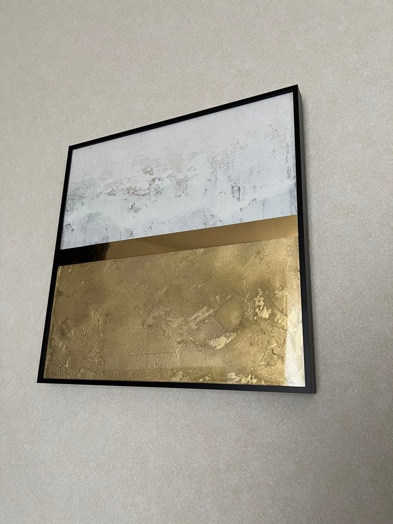 原画/額装済み/和風/禅/絵画/アート/抽象画/モダン/ゴールド/海外/金