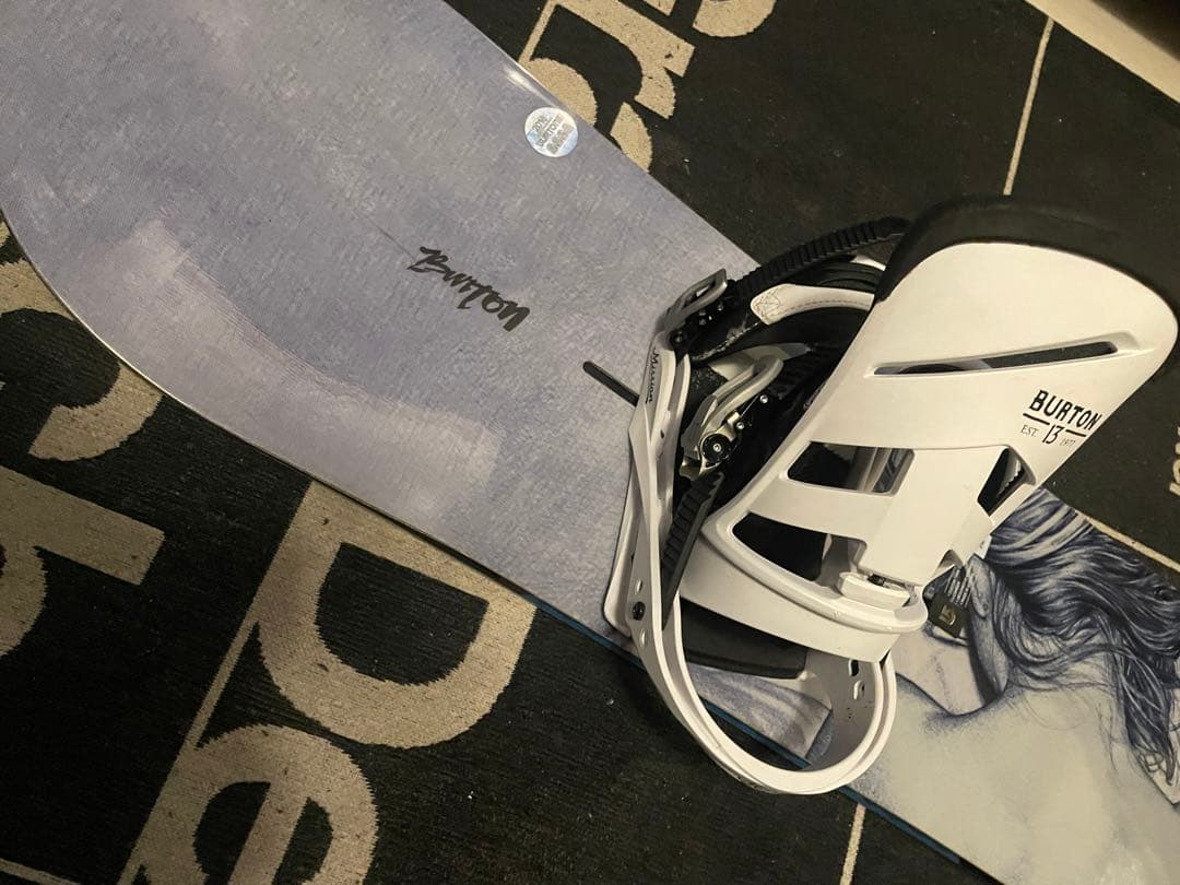 Burton custom 151cm バートンカスタム　ビンディングセット。