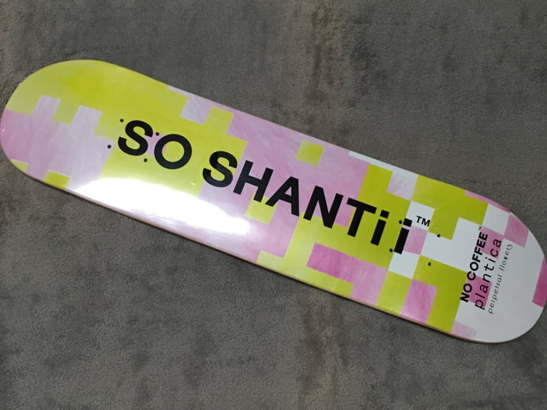 新品、未使用　極美品　SHANTII× NO COFFEE 限定　スケートボード