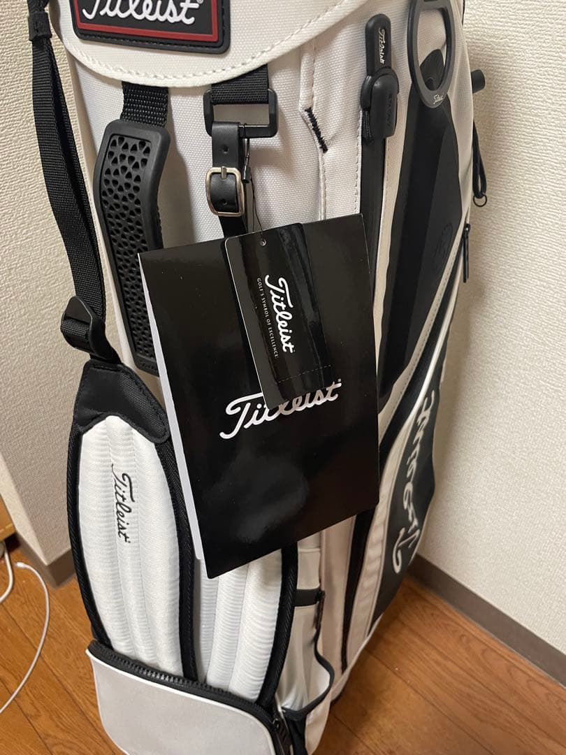 Titleist ゴルフバッグ ホワイト/ブラック