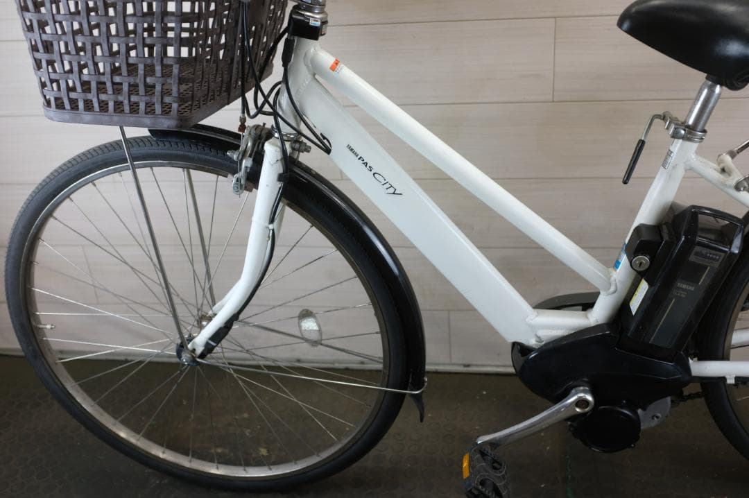 電動自転車ヤマハPAS　City 2インチ　5段　15.4Ah充電器あり