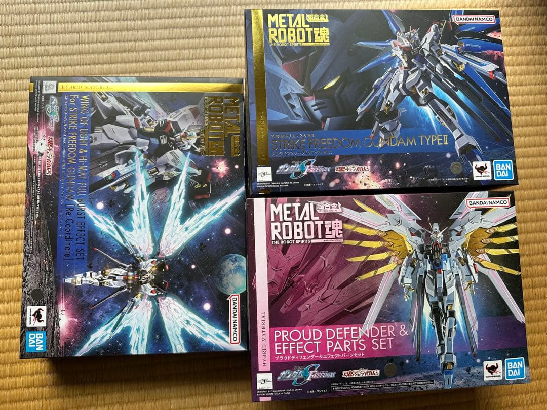 メタルロボット魂　ストライクフリーダム二式　プラウドディフェンダー　光の翼