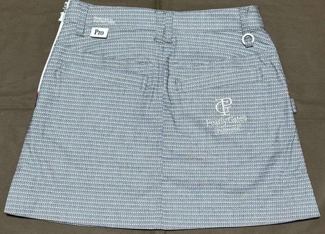 パーリーゲイツ レディース スカート 小紋柄 ストレッチ素材 サイズ0 新品