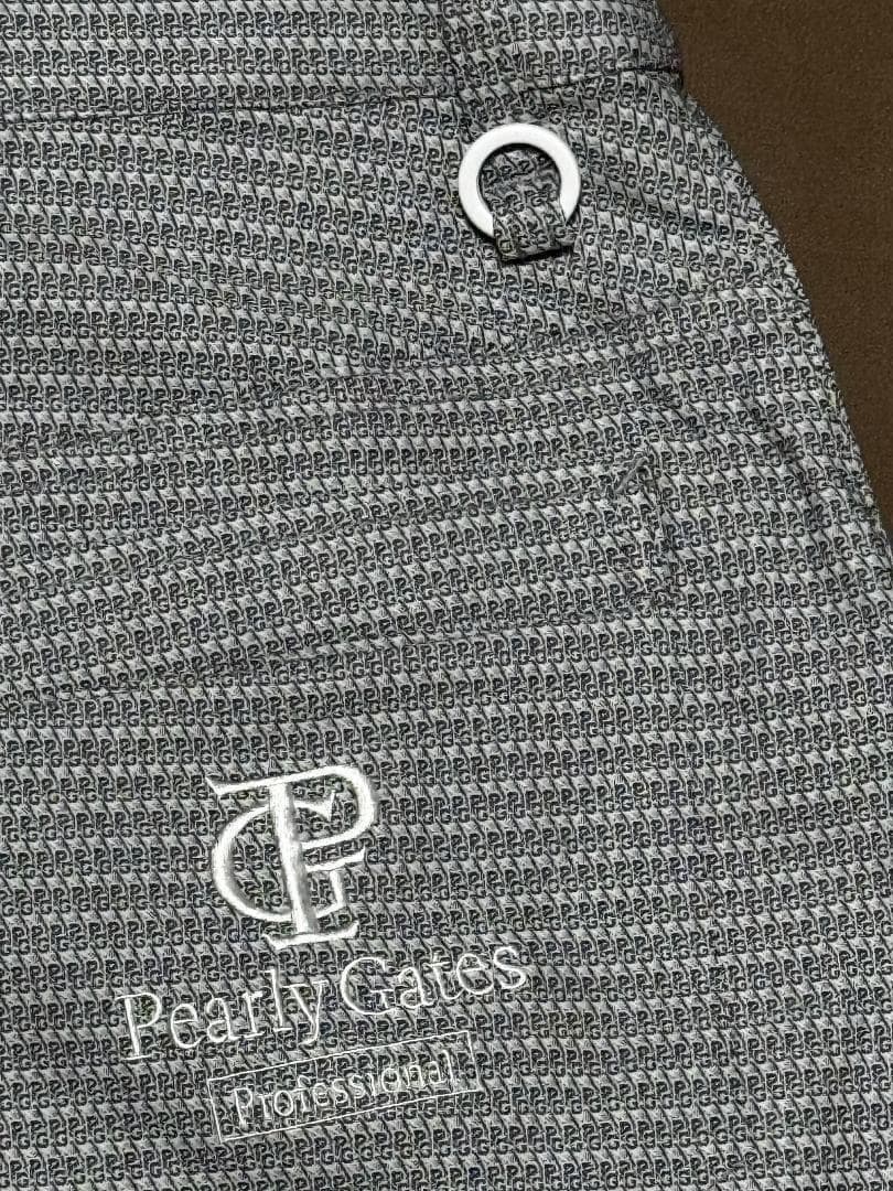 パーリーゲイツ レディース スカート 小紋柄 ストレッチ素材 サイズ0 新品