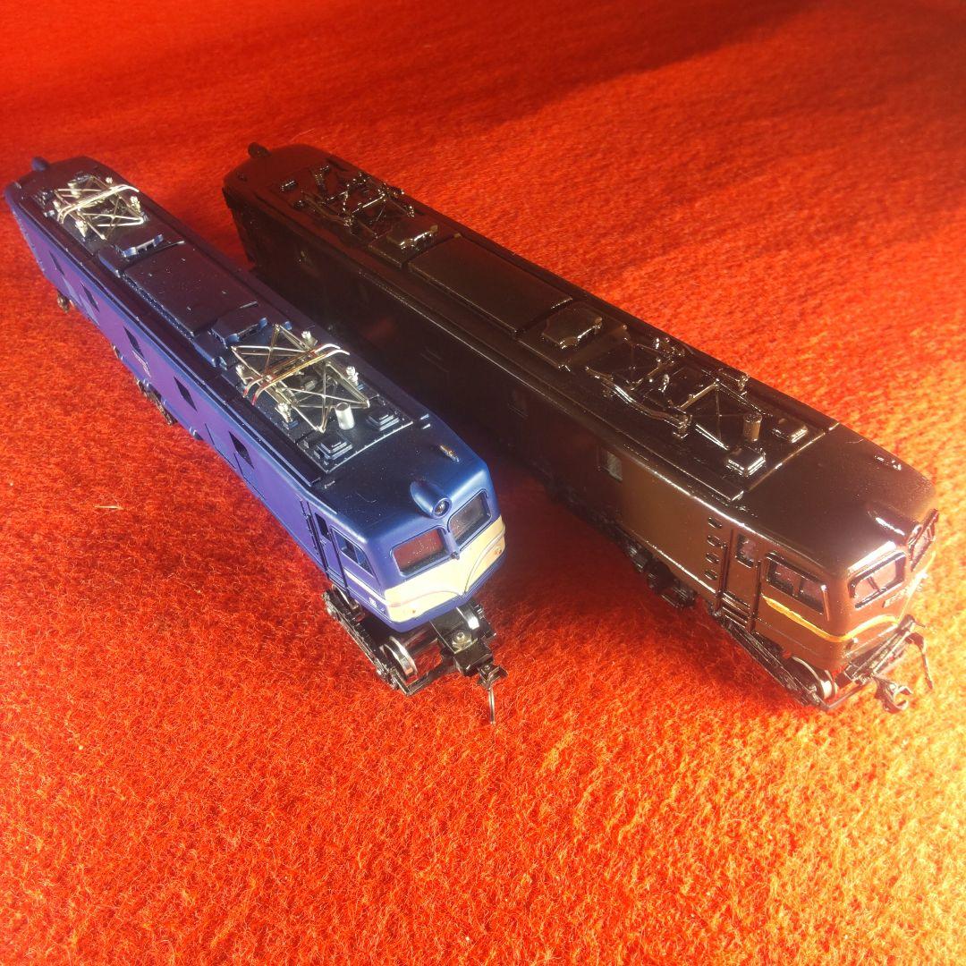 ＥＦ58、2台、天賞堂トミー、動作確認済み、電気機関車、HOゲージ